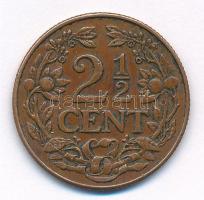 Curacao 1944D 2 1/2c bronz T:2 Curacao 1944D 2 1/2 Cents bronze C:XF