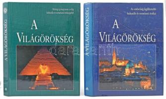 A Világörökség 1-2. Az emberiség legféltettebb kulturális és természeti értékei. Bp., 1997, Gulliver. Kiadói műbőr kötés, papír védőborítóval, jó állapotban.