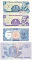 4db-os vegyes külföldi bankjegy tétel, közte Egyiptom 2004-2008. 25p + 2006. 10p + Nicaragua DN (1991) 1c + 25c T:I,I- 4pcs of mixed foreign banknote lot, in it Egypt 2004-2008. 25 Piastres + 2006. 10 Piastres + Nicaragua ND (1991) 1 Centavo + 25 Centavos C:UNC,AU