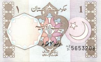 Pakisztán 5db klf modern bankjegy T:I