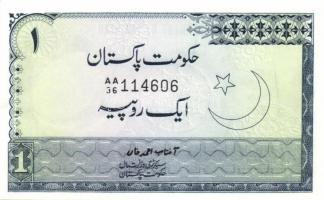 Pakisztán 5db klf modern bankjegy T:I