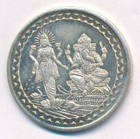 India DN Jelzett dekoratív Ag emlékérem (9,59g/0.999) T:2 kis ph. India ND Hallmarked decorative Ag commemorative medallion (9,59g/0.999) C:XF small edge error