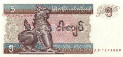 Myanmar 7db klf modern bankjegy T:I