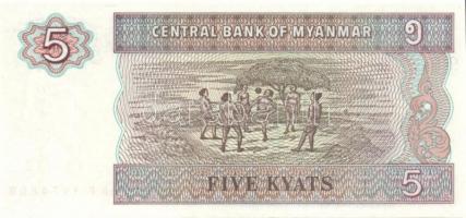 Myanmar 7db klf modern bankjegy T:I