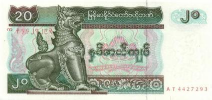 Myanmar 7db klf modern bankjegy T:I
