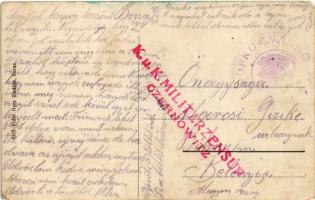 1916 Borsa (Máramaros), Borsa folyó és híd. Vider Hers kiadása / bridge, riverside (EK)