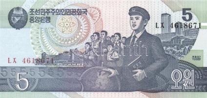 Észak-Korea 11db klf modern bankjegy T:I