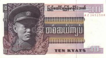 Burma 8db klf modern bankjegy T:I