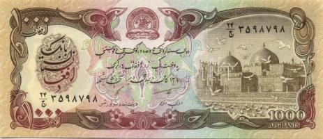 Afganisztán 9 db klf modern bankjegy T:1