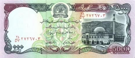 Afganisztán 9 db klf modern bankjegy T:1