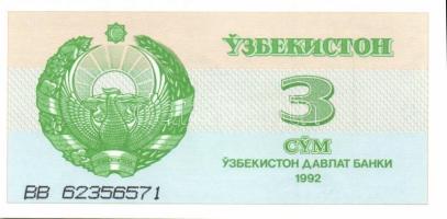 Üzbegisztán 8 db klf modern bankjegy T:1