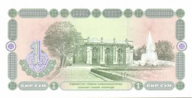 Üzbegisztán 8 db klf modern bankjegy T:1