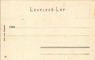 Budapest V. Korzó, villamos. Ganz Antal kiadása