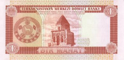 Türkmenisztán 5 db klf modern bankjegy T:1