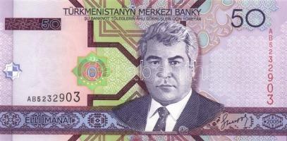 Türkmenisztán 5 db klf modern bankjegy T:1