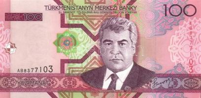 Türkmenisztán 5 db klf modern bankjegy T:1