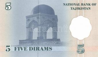 Tadzsikisztán 8 db klf modern bankjegy T:1