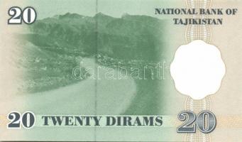 Tadzsikisztán 8 db klf modern bankjegy T:1