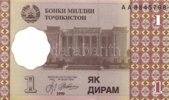 Tadzsikisztán 8 db klf modern bankjegy T:1