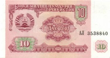 Tadzsikisztán 8 db klf modern bankjegy T:1