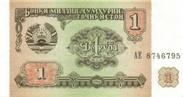 Tadzsikisztán 8 db klf modern bankjegy T:1