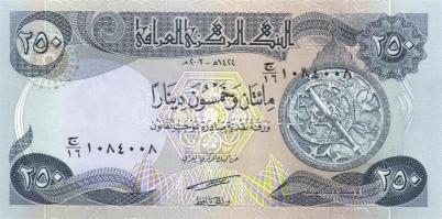 Irak 15 db klf modern bankjegy T:1