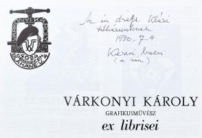 12 db dedikált kiállítási meghívó (Kazinczy Gábor, Hervai Katalin, Csúcs Ferenc, Várkonyi Károly, Na...