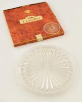 Borgonovo Excalibur üveg tortatál, eredeti dobozában, d: 31 cm