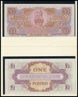 Nagy-Britannia / Katonai kiadás 1948-1972. 5p-5Ł (7xklf) on "Banknotes of the World" lefűz...