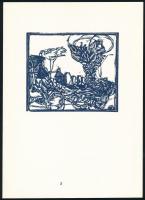 König Róbert: Cornwalltól Edinburgh-ig 1987. Grafikai epigrammák. Bp., 1987., Kisgrafika Barátok Kör...