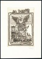 Vén Zoltán: Kisgaléria. 15 db jelzett rézkarc mappában. Sorszámozott, 061/150, 12x9,5 cm