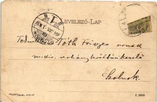 1904 Zenta, Senta; Eugen (Savoyai Jenő főherceg) szobra Budán, Eugen emlékmű. Fekete Sándor kiadása ...