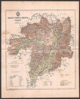 cca 1900-1940 46 db vegyes térkép, többségében a Pallas Nagy Lexikonából, néhány vármegye térképpel ...