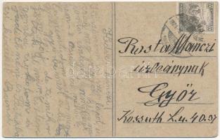 1921 Marriage humour, angry wife. litho (EK)