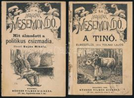 Magyar Mesemondó 4 füzet - Mit álmodott a politikus csizmadia. Elbeszéli Baján Mihály, A tinó. Álom ...