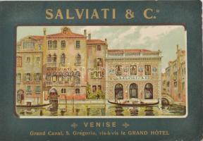 cca 1900 Velence térképe, Salviati & C., 1:12 500, 24×33 cm