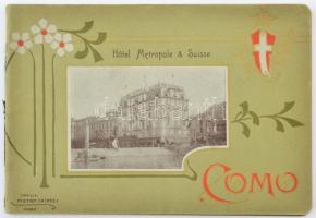 1910 Como, seine Umgebung und der Comersee, képekkel illusztrált kiadvány, térképpel, 48p