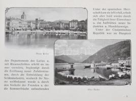1910 Como, seine Umgebung und der Comersee, képekkel illusztrált kiadvány, térképpel, 48p