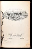 cca 1930-1940 Hickson & Welch Ltd. Castleford angol cérnafesték-gyár mintakatalógusa, sok termék...