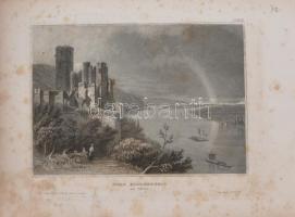 350 db régi papír mappában, közte metszetek, számlák, stb