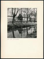 12 db ausztriai fotó, lapra ragasztva, feliratozva, vegyes méretben, vászonborítású albumban