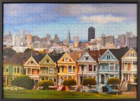 San Francisco nagy méretű puzzle kirakva, keretben 50x70 cm
