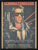 cca 1984 Terminator film poszter üvegezett keretben 30x40 cm