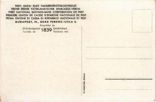 Budapest V. Pesti Hazai Első Takarékpénztár Egyesület. Deák Ferenc utca 5. (EK)