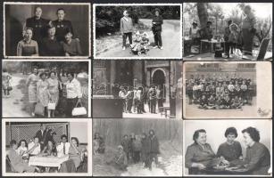 28 db vegyes, régi és modern fotó, fotólap