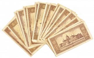 1946. 100.000.000P (20x) T:III,III- közte folt, kis firka