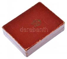 ~1950. "Szakma kiváló dolgozója - Gépipar" Rákosi-címeres zománcozott kitüntetés hátlapon ...