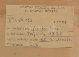 Basch Edit (1895-1980): Táj, 1930as évek (1935?). Akvarell, papír, kartonra kasírozva, jelezve jobbr...