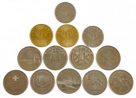 2006-2020. 50Ft Cu-Ni (9klf) emlékkiadások + 2020. 10Ft Cu-Ni "Tisztelet a hősöknek" (2x) + 20Ft Cu-Ni "Tisztelet a hősöknek" (2x) T:1-,2