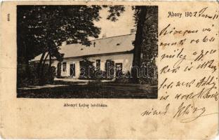 1902 Abony, Abonyi Lajos lakóháza (EM)
